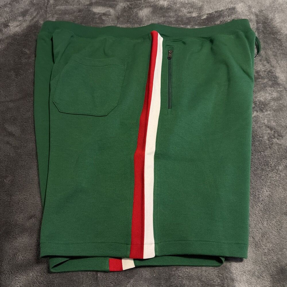 2XB POLO RALPH LAUREN Men's Green/red/white Shorts - Picture 5 of 11